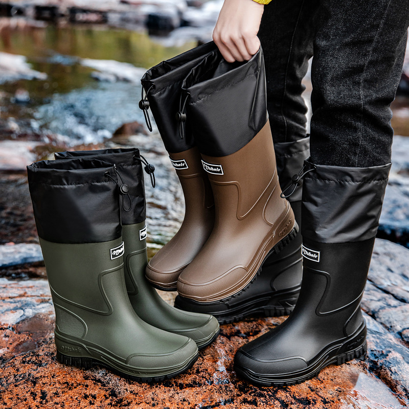 Fishing Waders Breathable - Botas de Lluvia Impermeables para Hombre,