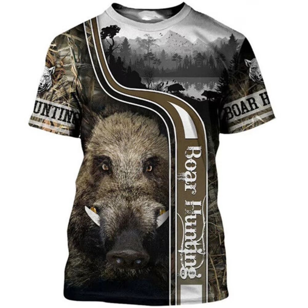 Wildman Hunting & Outdoor Polokwane - Camiseta deportiva de hombre con estampado