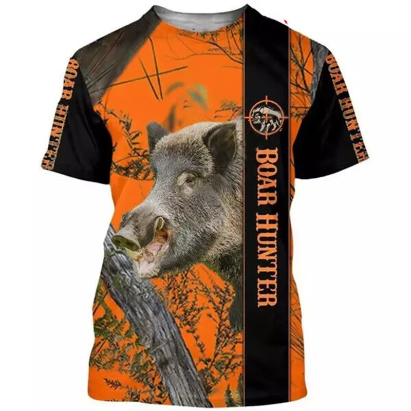 Wildman Hunting & Outdoor Polokwane - Camiseta de hombre con estampado 3D,