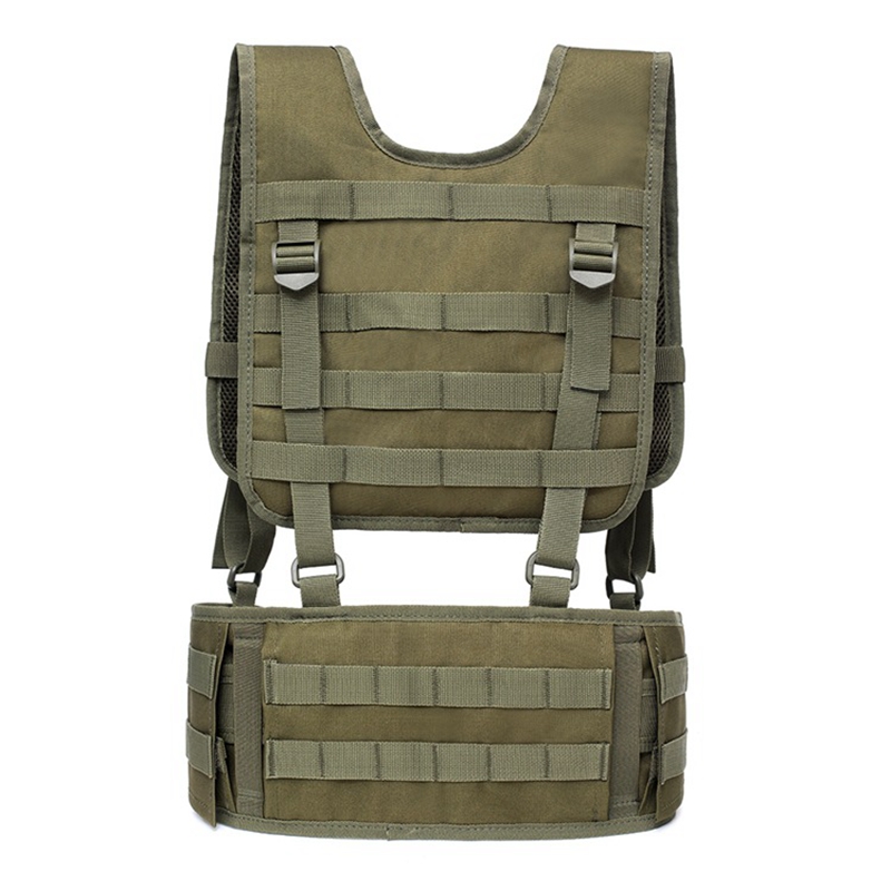 Outdoor Hunting Belt - Chaleco táctico Molle Chest Rig, cinturón