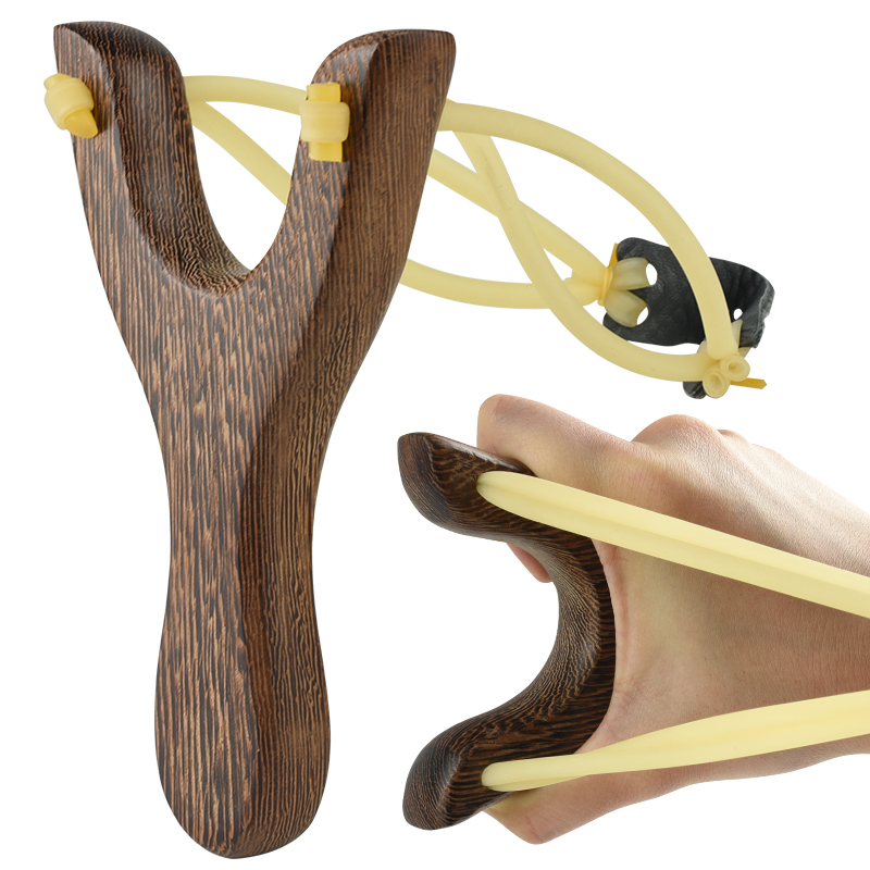 Tirachinas de madera tradicion - Outdoor Hunting Launcher reseña y precio