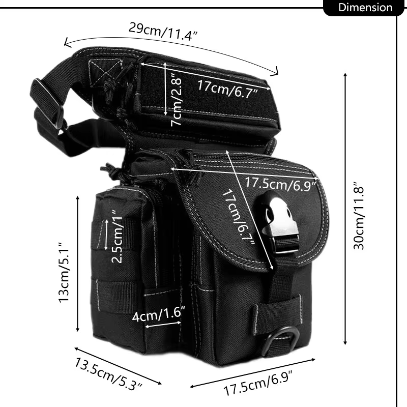 Bolsa de pierna táctica para e - Outdoor Hunting Belt reseña y precio
