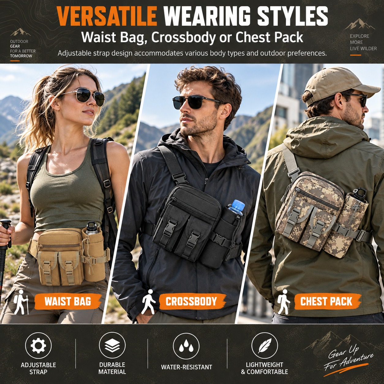 Riñonera táctica multifunciona - Outdoor Hunting Belt reseña y precio