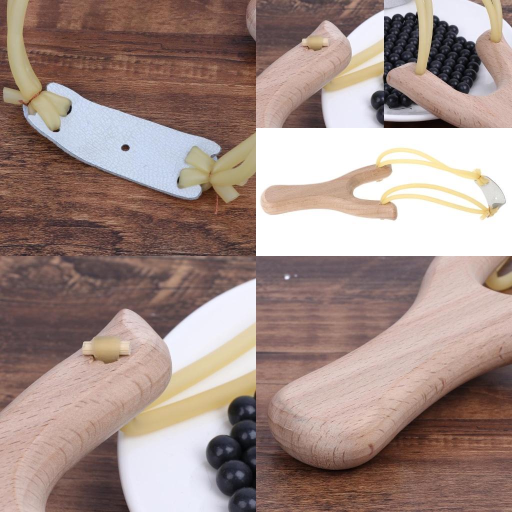Tirachinas madera natural con  - Outdoor Hunting Launcher reseña y precio