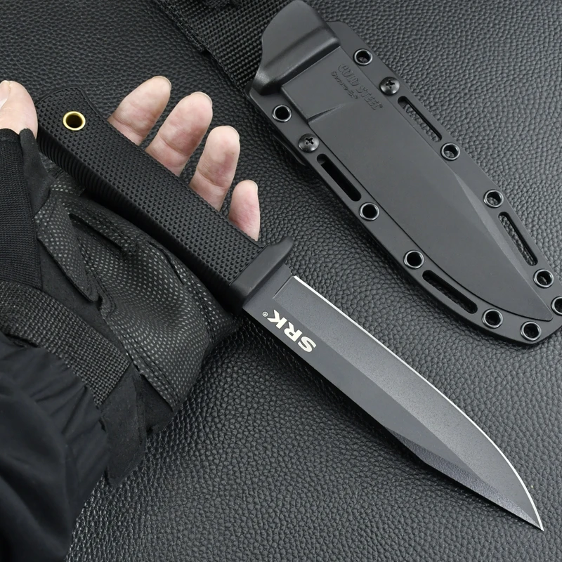 SKR hoja fija recta RN fibra d - Knife Hunting Fixed Blade reseña y precio