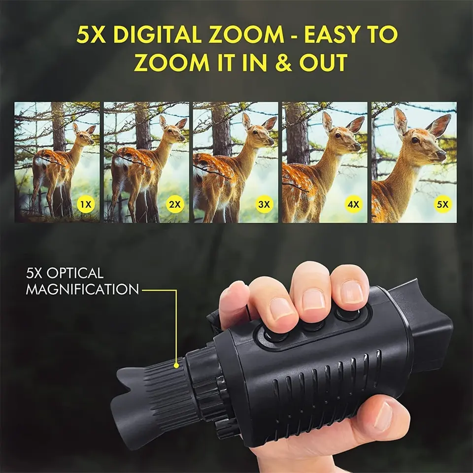 Monocular con Cámara de Visión - Outdoor Hunting Videos reseña y precio