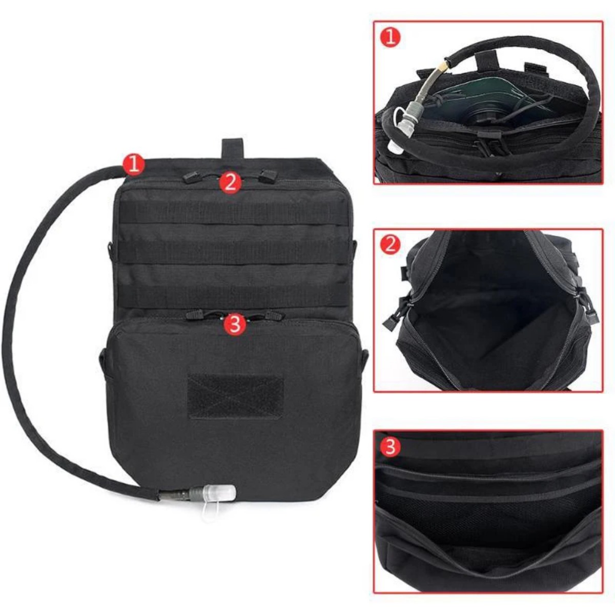 Bolsa Molle para exteriores, m - Hunting And Outdoor Supplies reseña y precio
