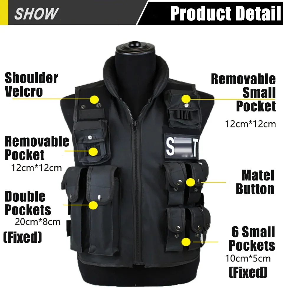 Chaleco táctico con múltiples  - Outdoor Hunting Coat reseña y precio