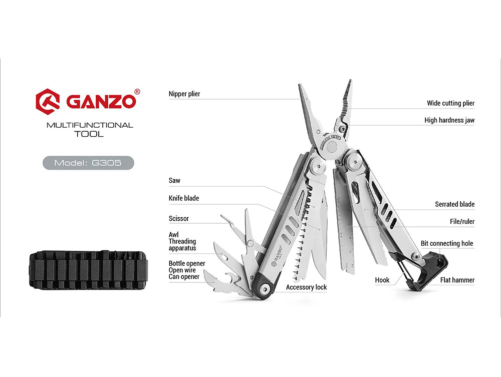 Herramienta Multiusos Ganzo G3 - Knife Hunting Fixed Blade reseña y precio