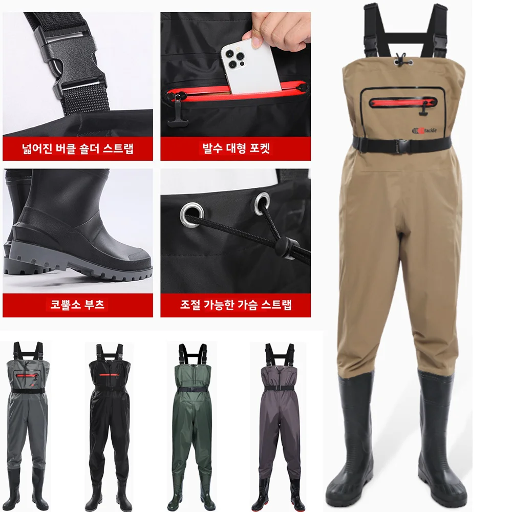 Botas de pescador impermeables - Fishing Waders Breathable reseña y precio
