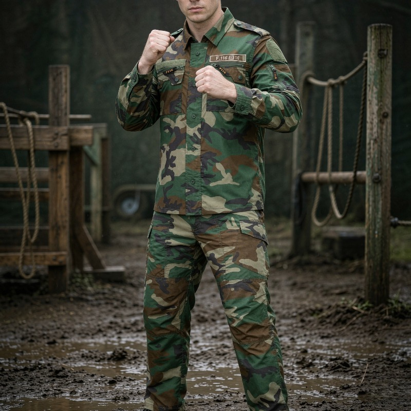 Chaqueta delgada de camuflaje  - Outdoor Hunting Coat reseña y precio