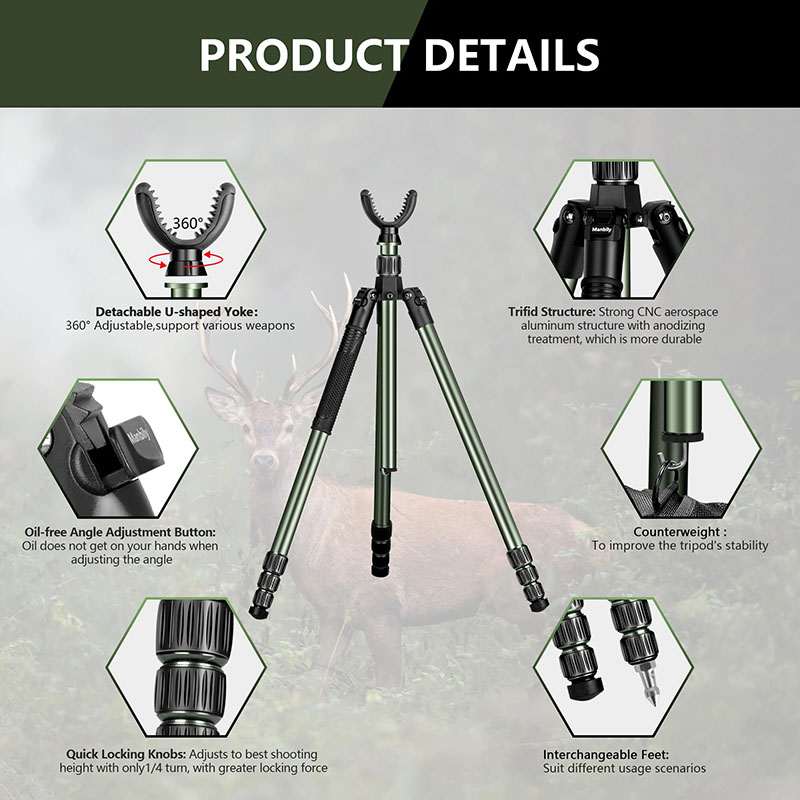 Trípode Profesional para Caza  - Outdoor Hunting Videos reseña y precio