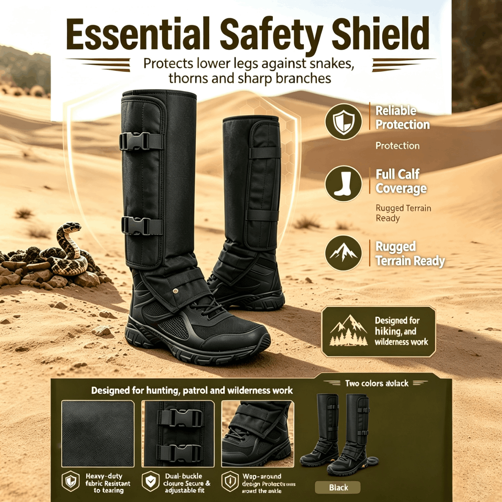 Polainas a prueba de mordedura - Hunting Outdoor Gear reseña y precio
