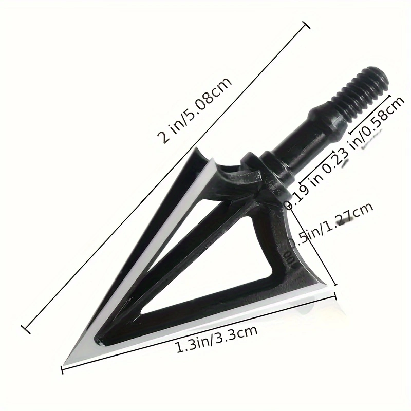 6PK Punta de flecha de caza de - Crossbow Bolt Broadhead reseña y precio