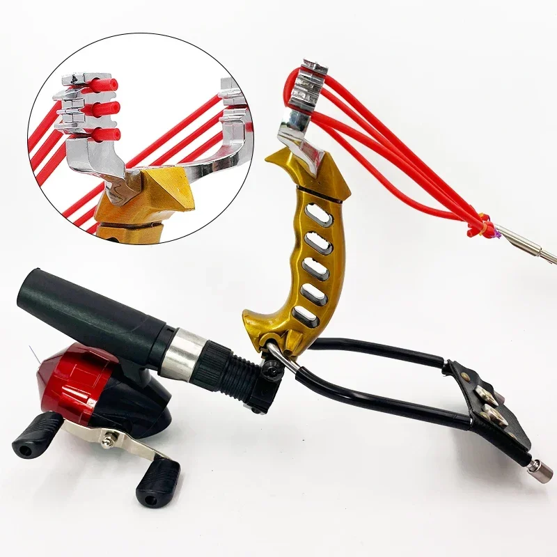 Potente cabestrillo de pesca c - Outdoor Hunting Launcher reseña y precio
