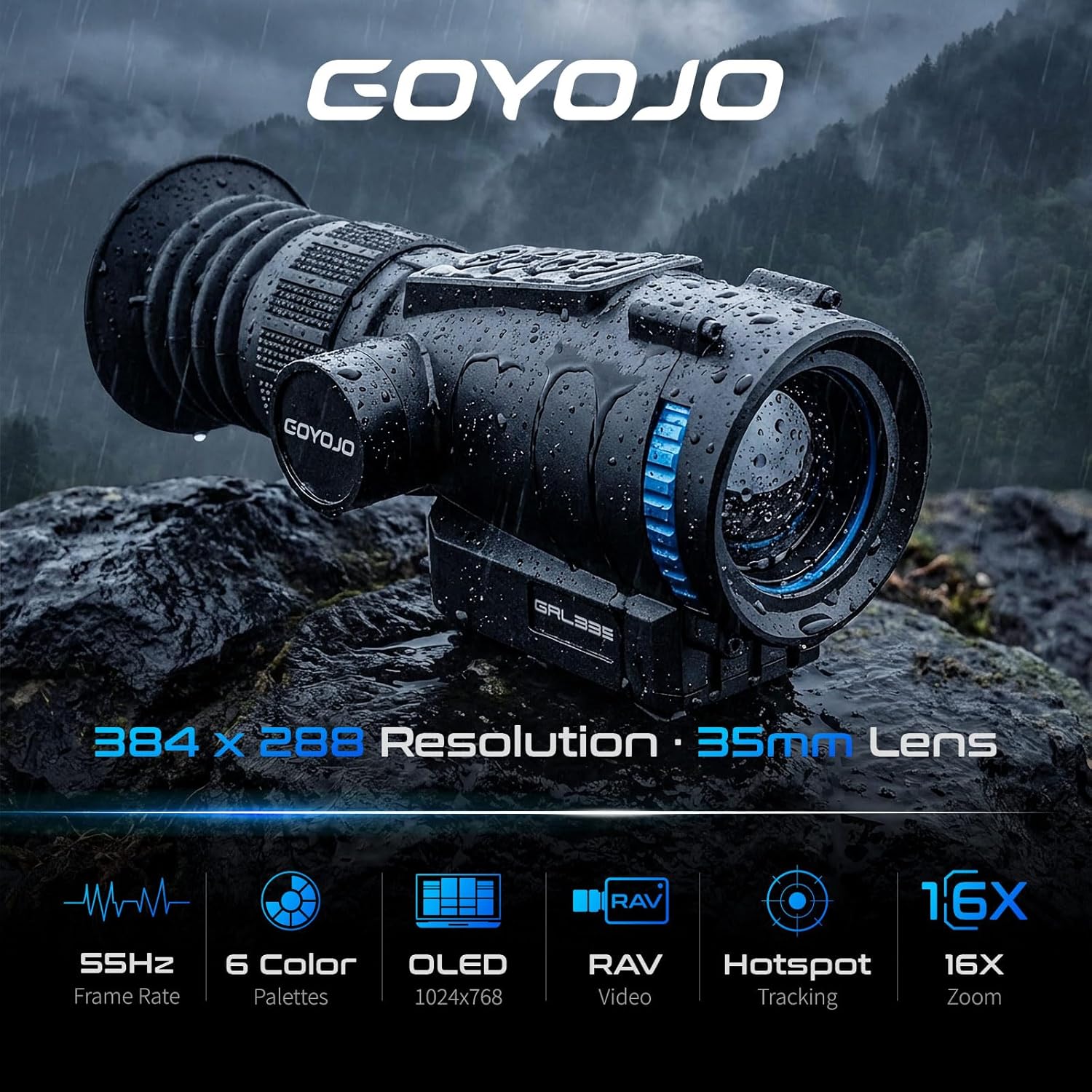 Mira térmica GOYOJO 384x288 co - Outdoor Hunting Videos reseña y precio